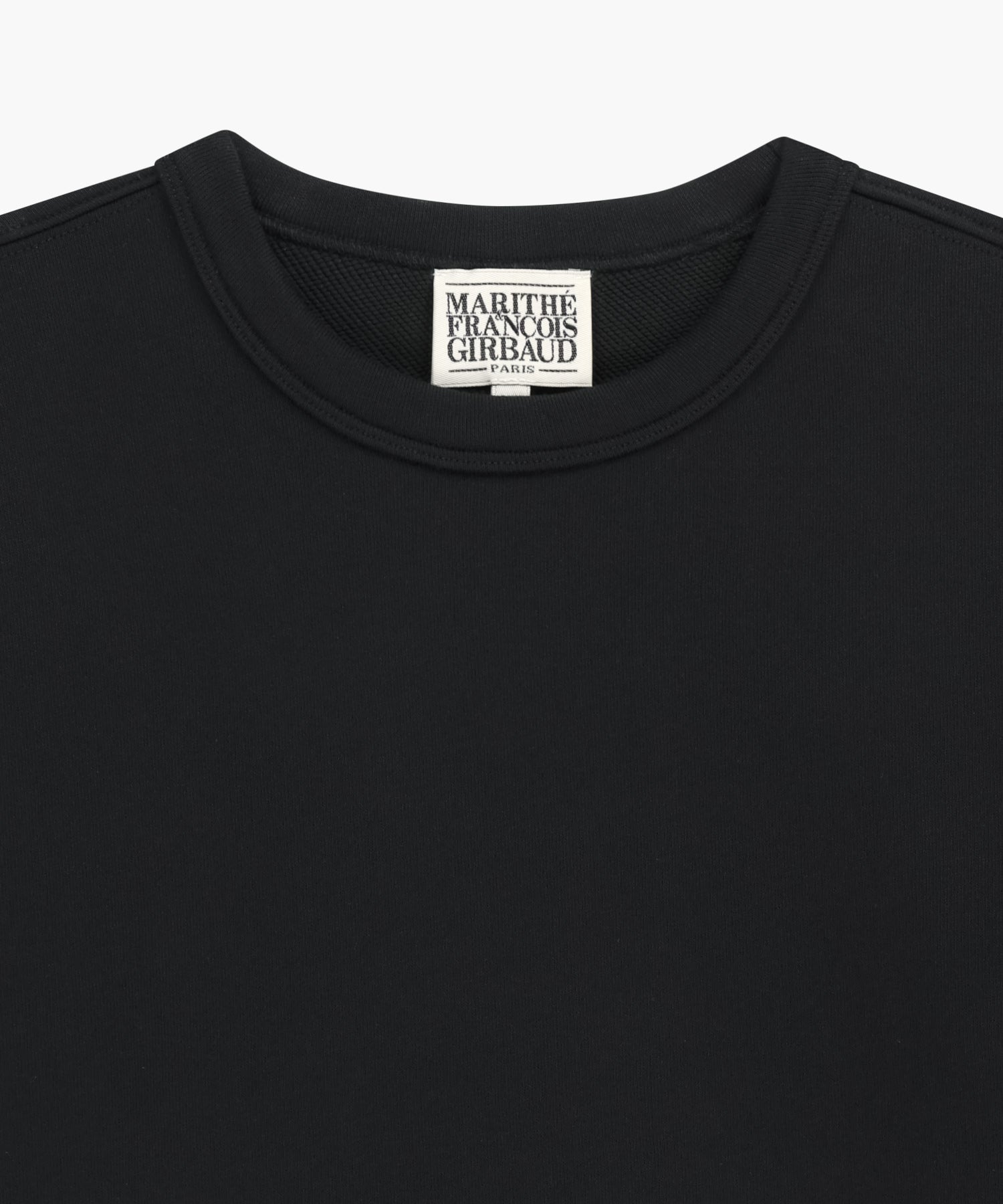 Marithe & Francois Girbaud - Basic Crop Sweatshirt (Black) product image 8 | TRAB K-Fashion Australia