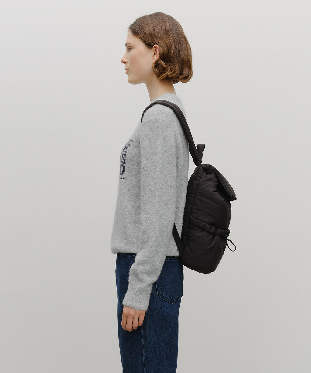 Marithe & Francois Girbaud - Classic Logo Padding Backpack (Black) product image 9 | TRAB K-Fashion Australia