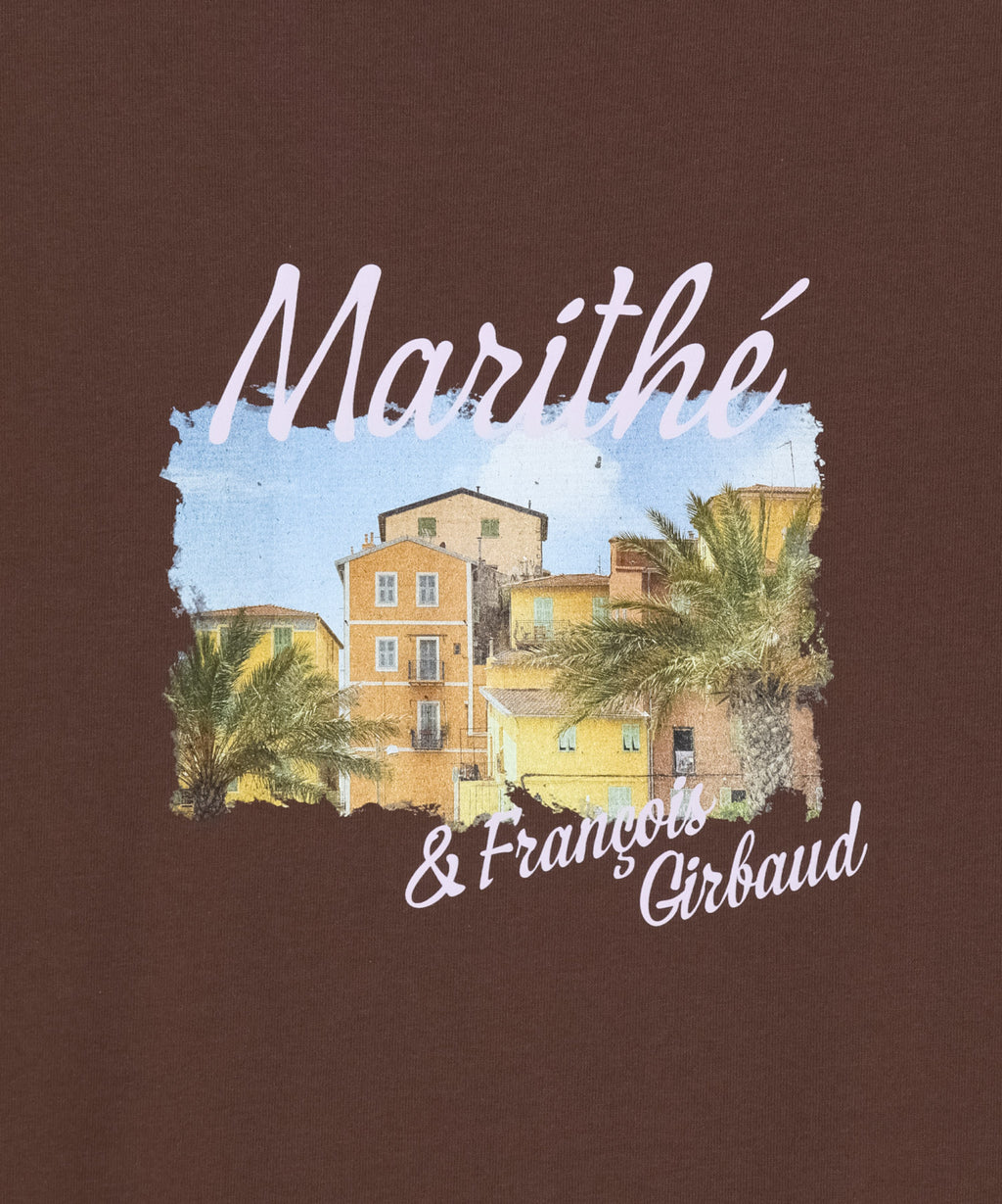 Marithe & Francois Girbaud - Aerocool Resort Graphic Tee (Brown) product image 9 | TRAB K-Fashion Australia