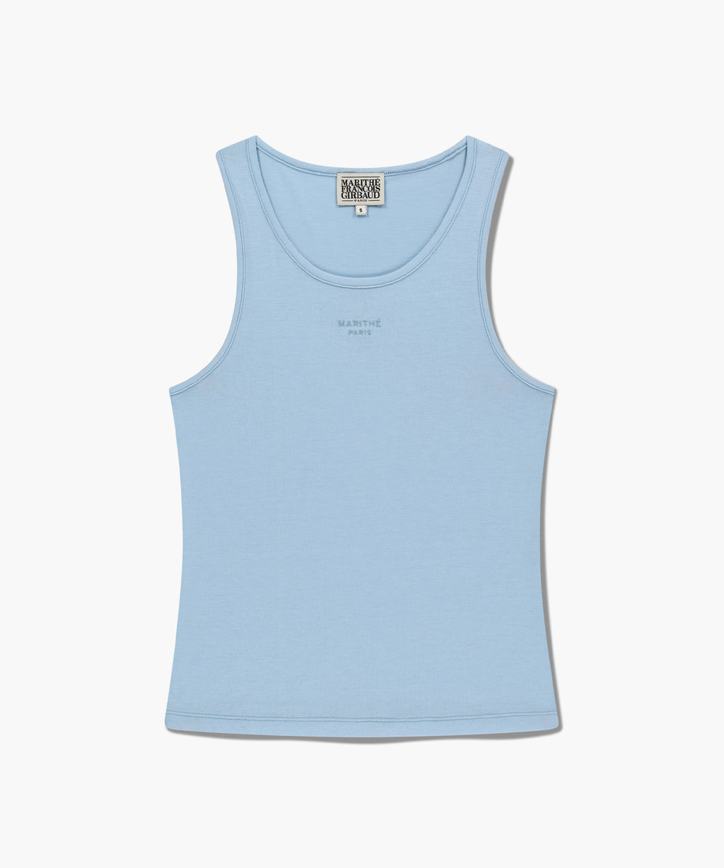 Marithe & Francois Girbaud - Layered Jersey Long Sleeve (Sky Blue) product image 9 | TRAB K-Fashion Australia