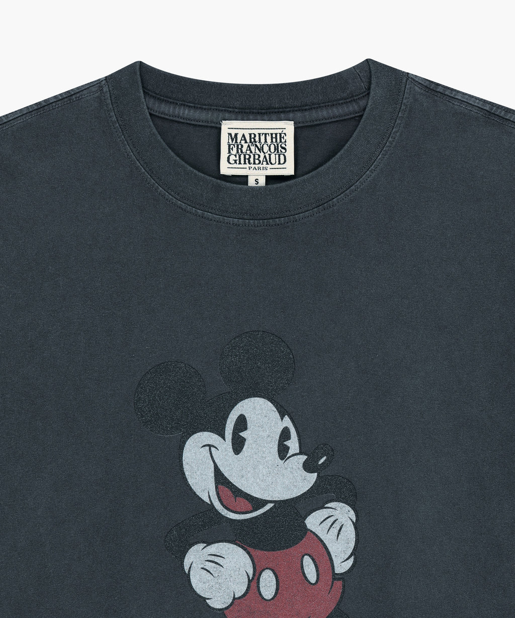 Marithe & Francois Girbaud - Mickey_vintage Washed Tee (Charcoal) product image 9 | TRAB K-Fashion Australia