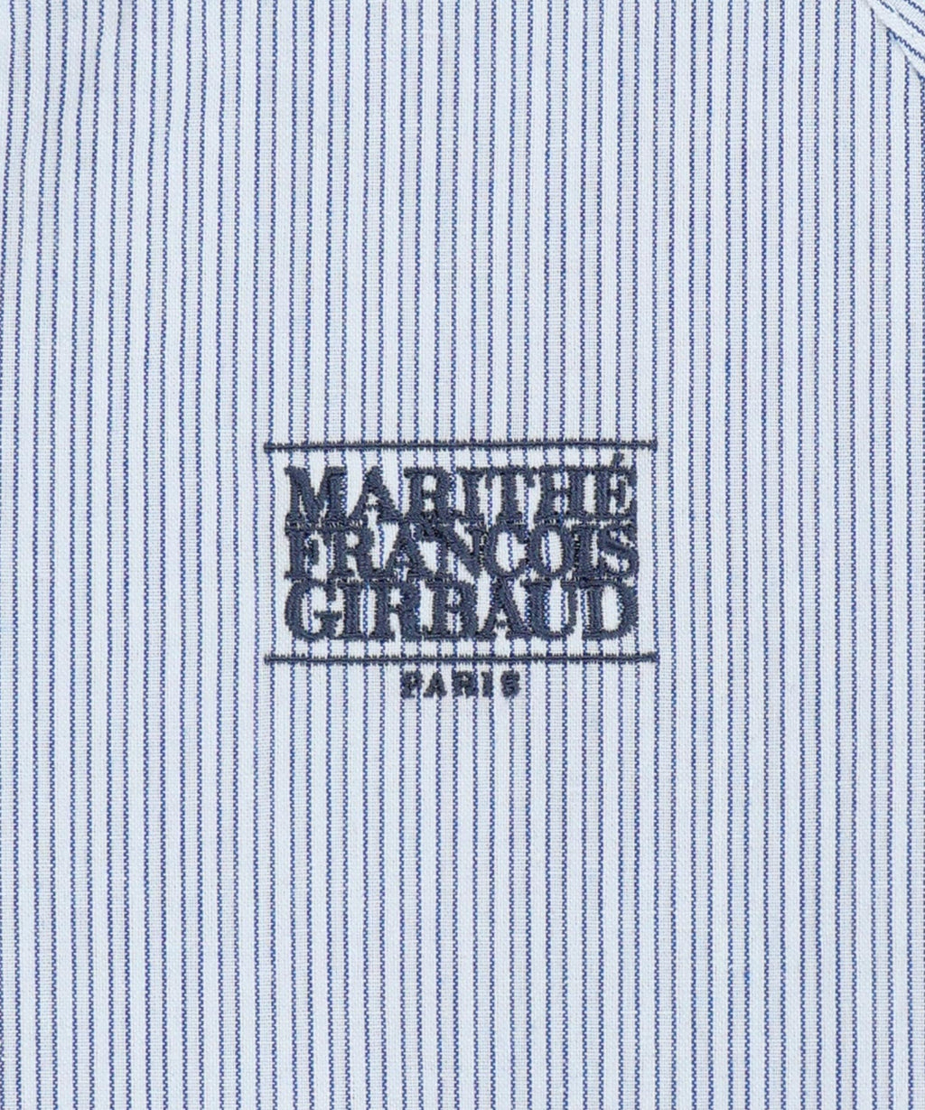 Marithe & Francois Girbaud - Classic Logo Hooded Pattern Jacket (Stripe) product image 12 | TRAB K-Fashion Australia