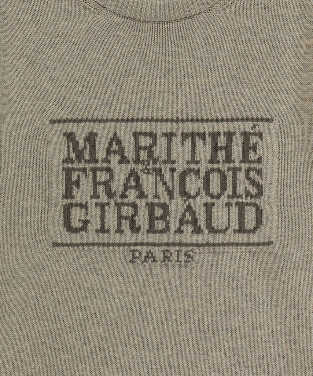 Marithe & Francois Girbaud - Classic Logo Knit Pullover (Oatmeal) product image 12 | TRAB K-Fashion Australia