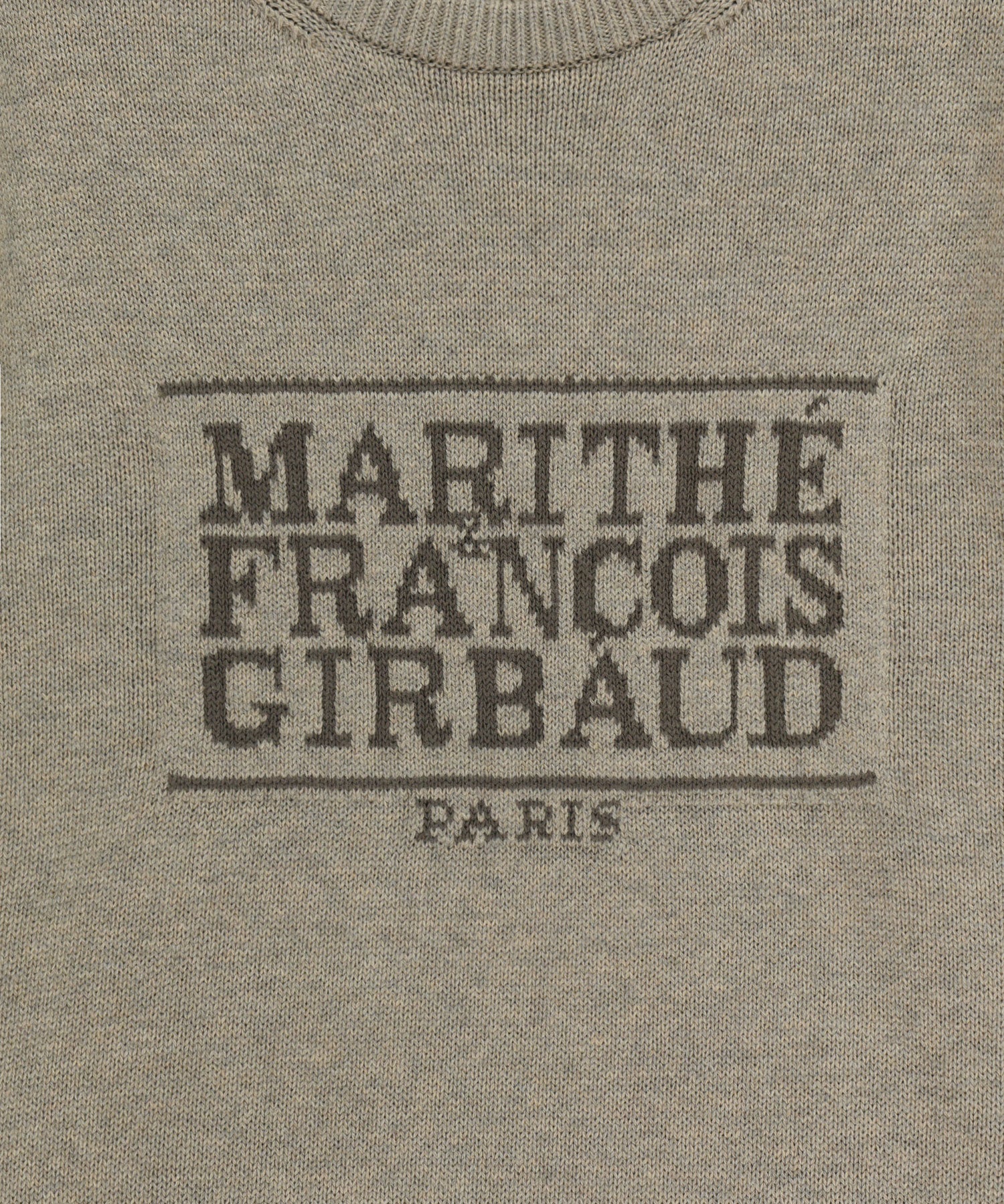 Marithe & Francois Girbaud - Classic Logo Knit Pullover (Oatmeal) product image 12 | TRAB K-Fashion Australia