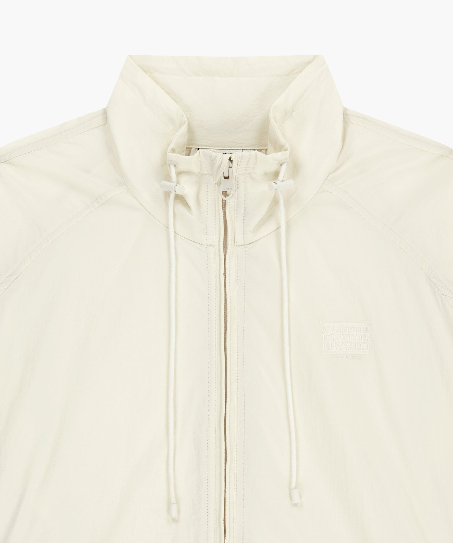 Marithe & Francois Girbaud - Highneck Packable Nylon Jacket (Ivory) product image 9 | TRAB K-Fashion Australia