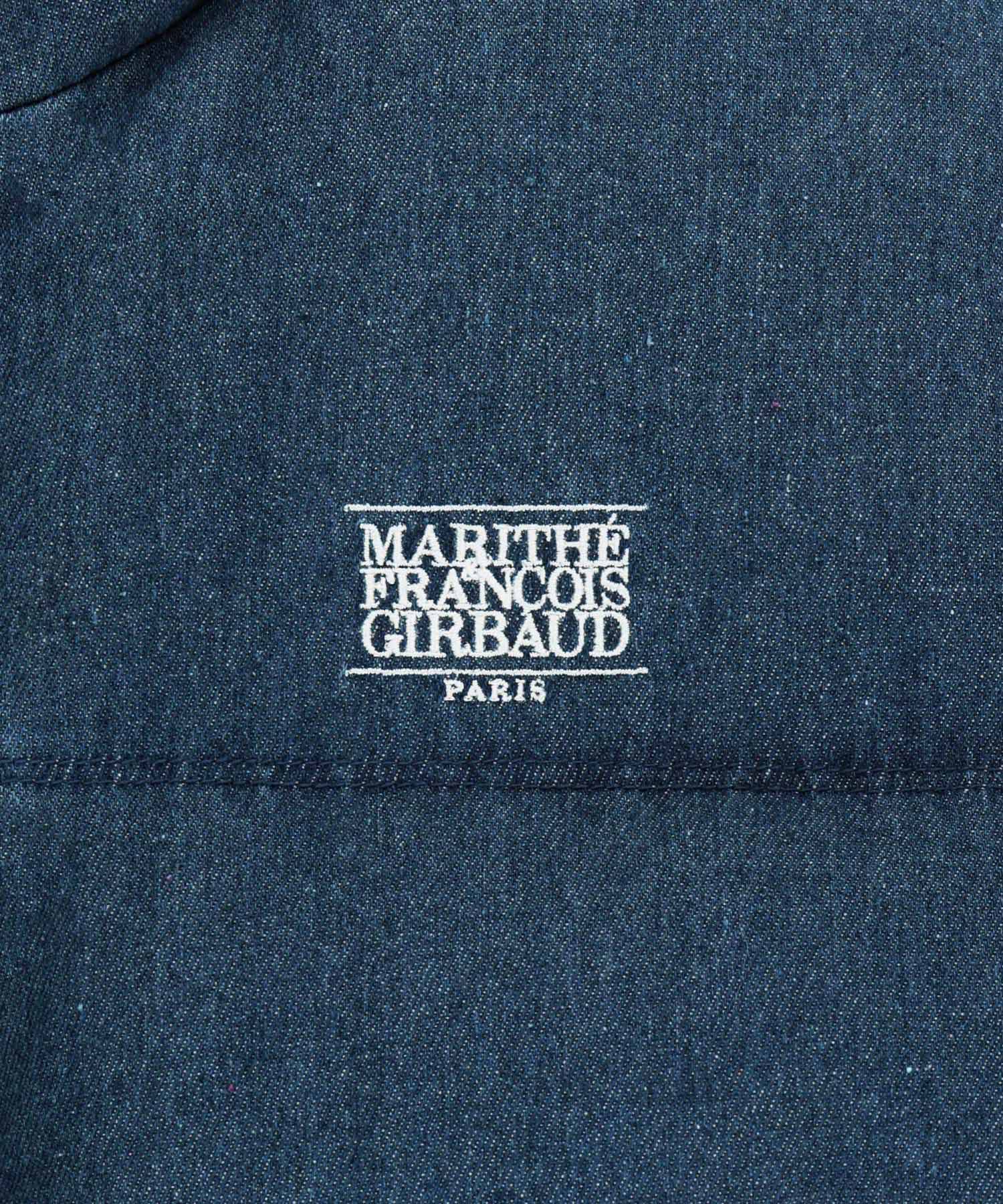 Marithe & Francois Girbaud - Classic Logo Denim Down Jacket (Dark Blue) product image 13 | TRAB K-Fashion Australia