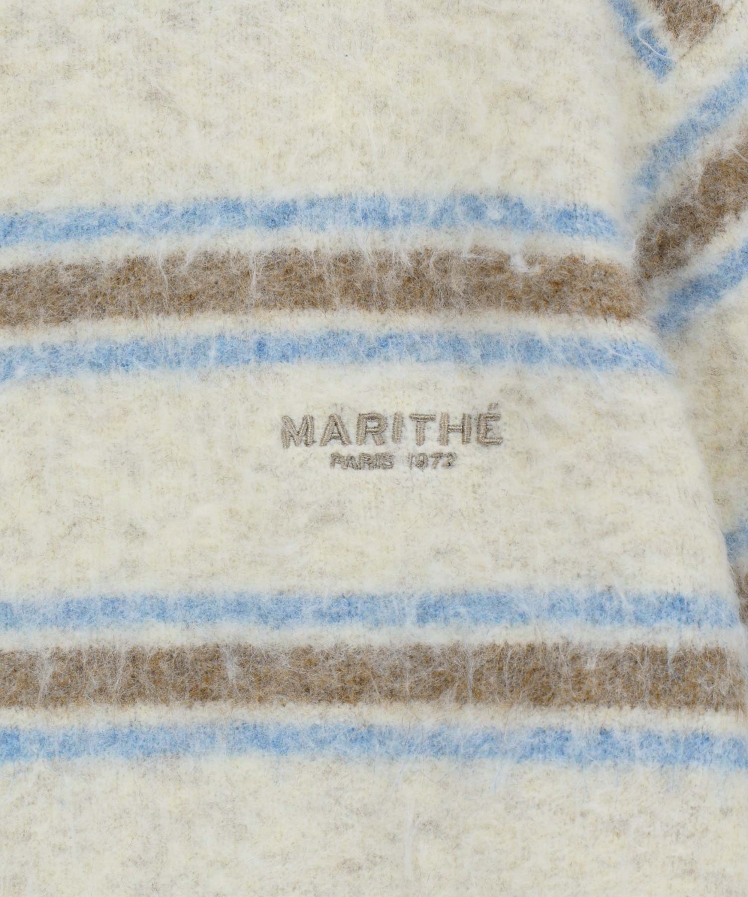 Marithe & Francois Girbaud - Multi Stripe Knit Pullover (Ivory) product image 9 | TRAB K-Fashion Australia