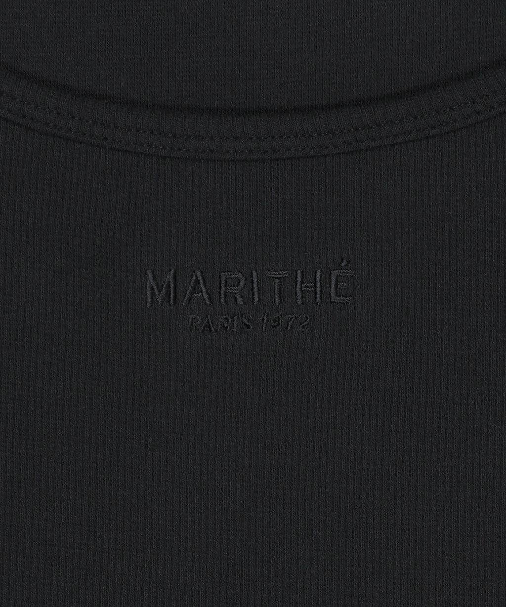 Marithe & Francois Girbaud - Regular Logo Sleeveless (Black) product image 9 | TRAB K-Fashion Australia
