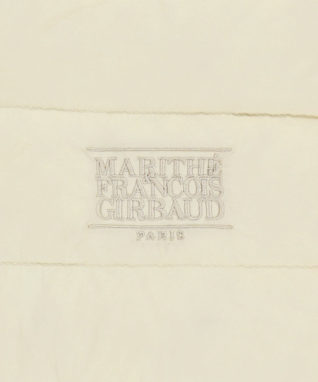 Marithe & Francois Girbaud - Classic Logo Light Down Vest (Cream) product image 9 | TRAB K-Fashion Australia