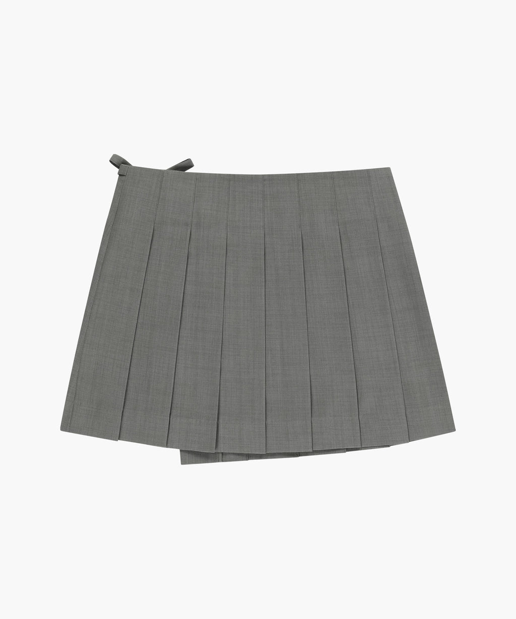 Marithe & Francois Girbaud - Layered Pleats Skirt Pants (Gray) product image 9 | TRAB K-Fashion Australia
