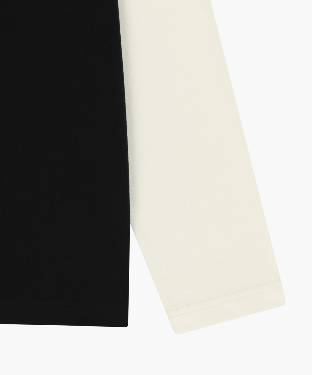 Marithe & Francois Girbaud - Sleeve Contrast Long Sleeve Tee (Ivory) product image 9 | TRAB K-Fashion Australia