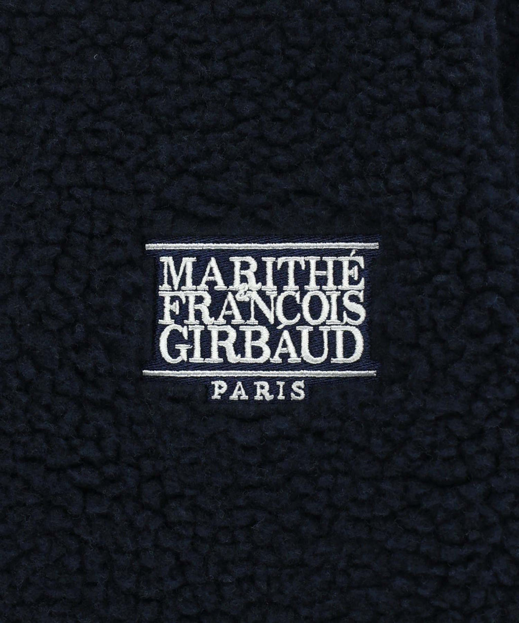 Marithe & Francois Girbaud - Fleece Varsity Jacket (Navy) product image 9 | TRAB K-Fashion Australia