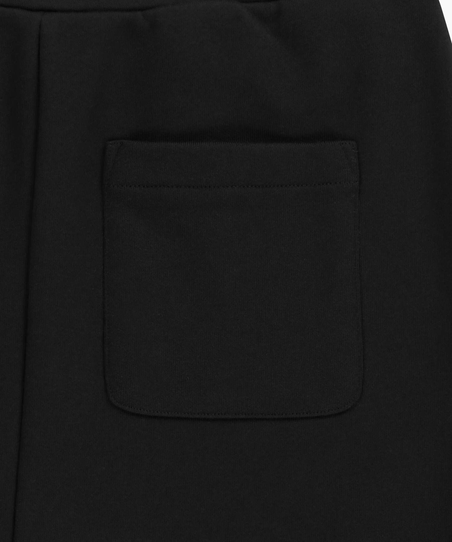 Marithe & Francois Girbaud - Classic Logo Sweat Long Skirt (Black Black) product image 9 | TRAB K-Fashion Australia