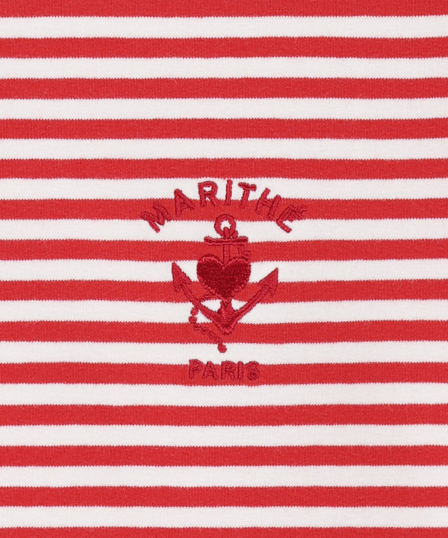 Marithe & Francois Girbaud - Stripe Henley Neck Tee (Red) product image 9 | TRAB K-Fashion Australia