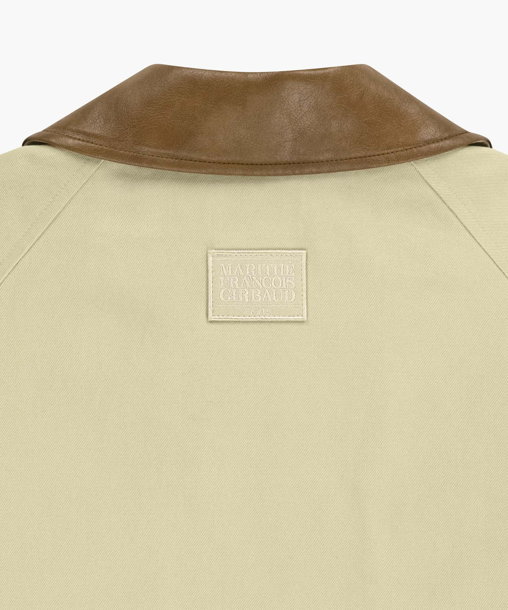 Marithe & Francois Girbaud - Cotton Washed Hunting Jacket (Light Beige) product image 9 | TRAB K-Fashion Australia