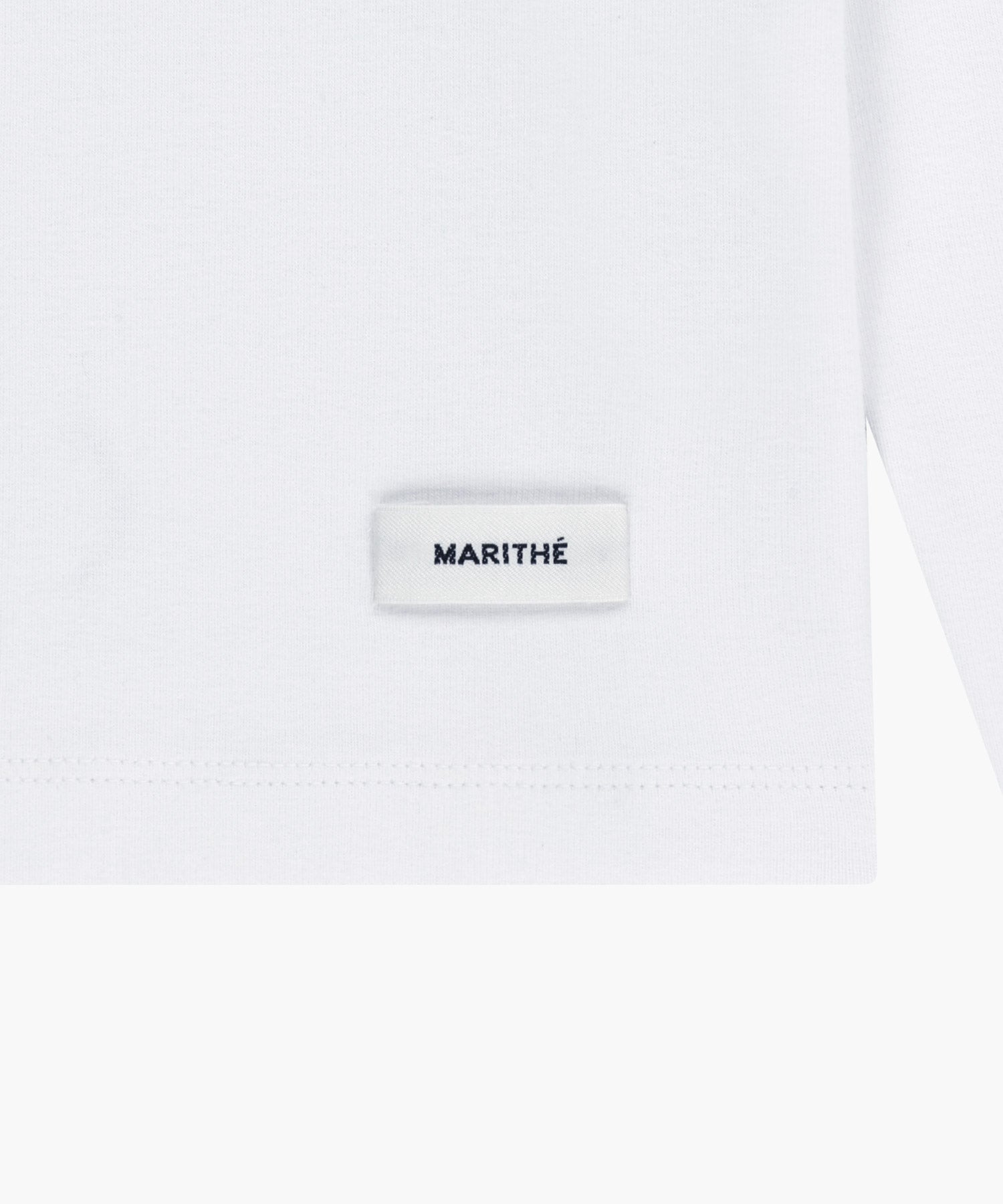 Marithe & Francois Girbaud - Basic Scoop Back Long Sleeve (White) product image 9 | TRAB K-Fashion Australia
