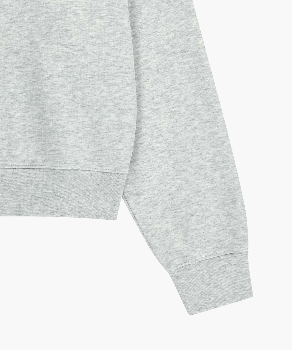 Marithe & Francois Girbaud - Doodle Classic Logo Collar Sweatshirt (Light Heather Gray) product image 9 | TRAB K-Fashion Australia