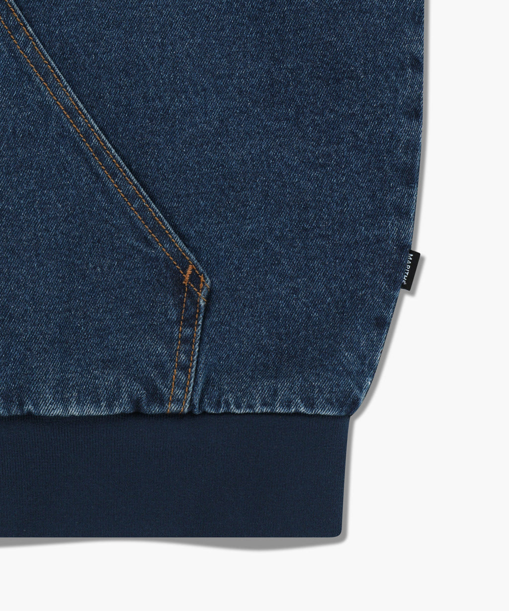 Marithe & Francois Girbaud - Denim Hoodie Jacket (Blue) product image 9 | TRAB K-Fashion Australia
