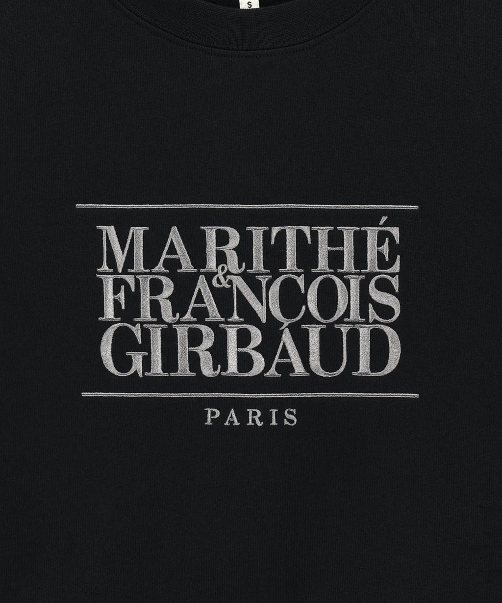 Marithe & Francois Girbaud - Classic Logo Embroidery Sweatshirt (brushed) (Black) product image 9 | TRAB K-Fashion Australia