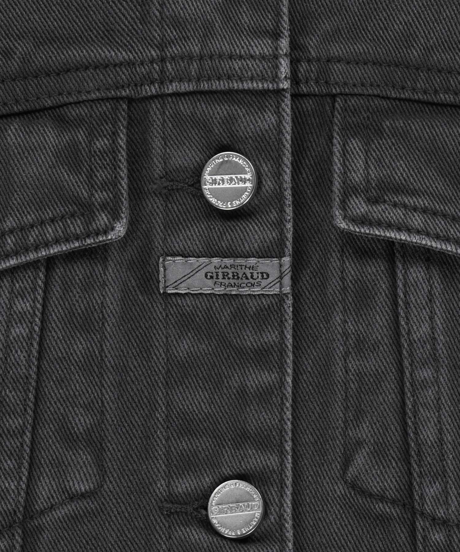 Marithe & Francois Girbaud - Collarless Denim Jacket (Dark Gray) product image 9 | TRAB K-Fashion Australia