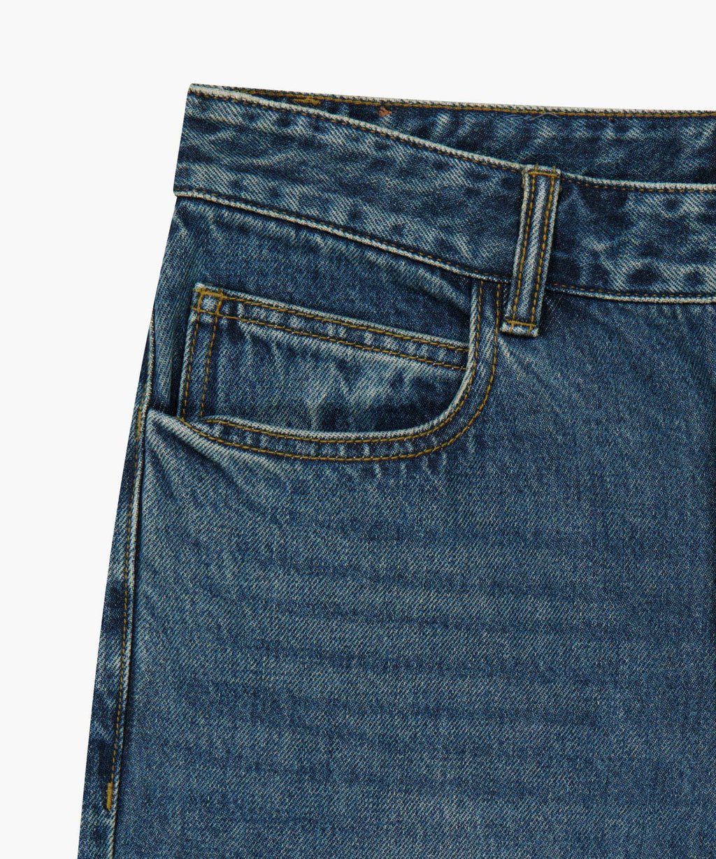 Marithe & Francois Girbaud - New M Slim Straight Denim Pants (Dark Blue) product image 9 | TRAB K-Fashion Australia