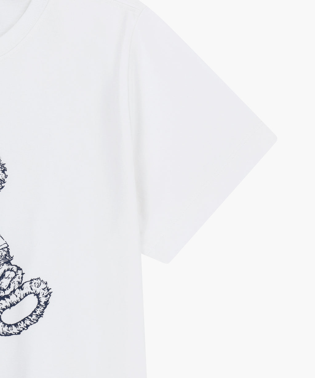 Marithe & Francois Girbaud - Doodle Bear Tee (White) product image 9 | TRAB K-Fashion Australia