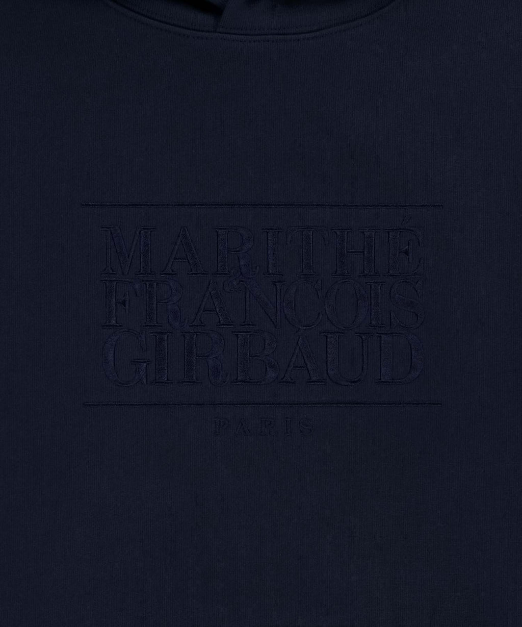 Marithe & Francois Girbaud - Classic Logo Embroidery Hoodie (Navy) product image 9 | TRAB K-Fashion Australia