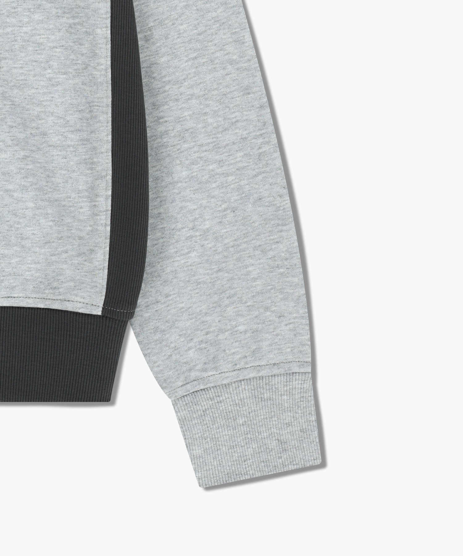 Marithe & Francois Girbaud - Classic Logo Side Color Block Sweatshirt (Heather Gray) product image 9 | TRAB K-Fashion Australia
