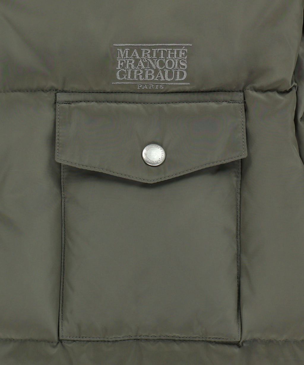 Marithe & Francois Girbaud - Hooded Chest Pocket Down Jacket (Gray) product image 9 | TRAB K-Fashion Australia