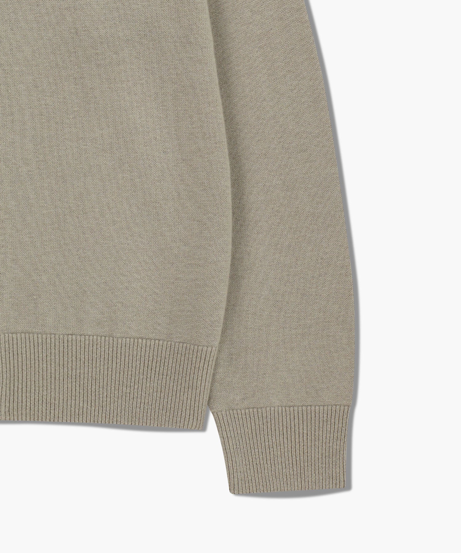 Marithe & Francois Girbaud - Basic Round Neck Cardigan (Beige) product image 9 | TRAB K-Fashion Australia