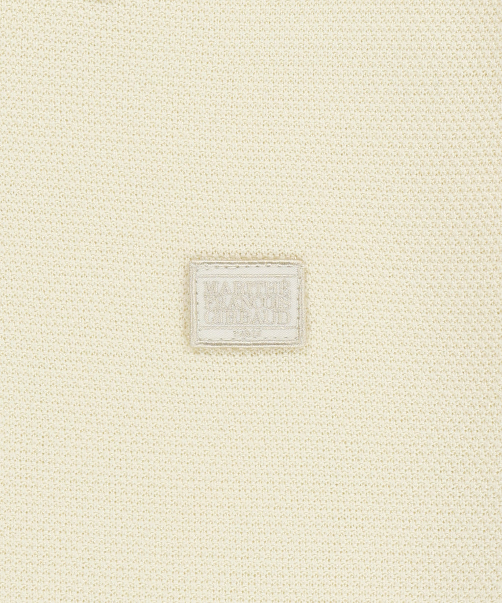 Marithe & Francois Girbaud - Cool Touch Collar Half Knit (Light Beige) product image 9 | TRAB K-Fashion Australia