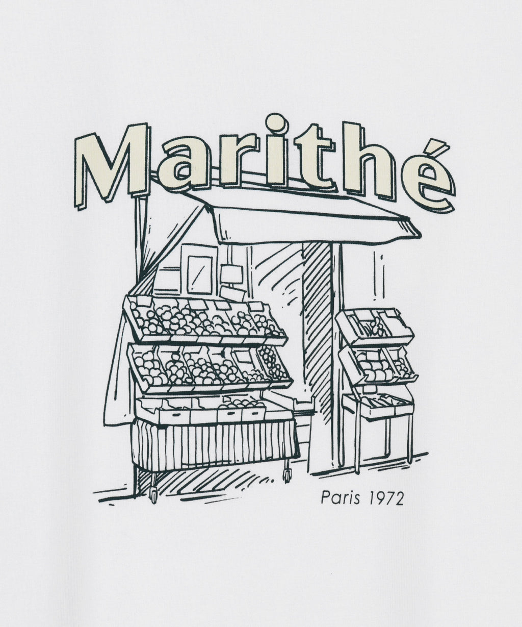 Marithe & Francois Girbaud - French Fruit Shop Graphic Tee (White) product image 9 | TRAB K-Fashion Australia