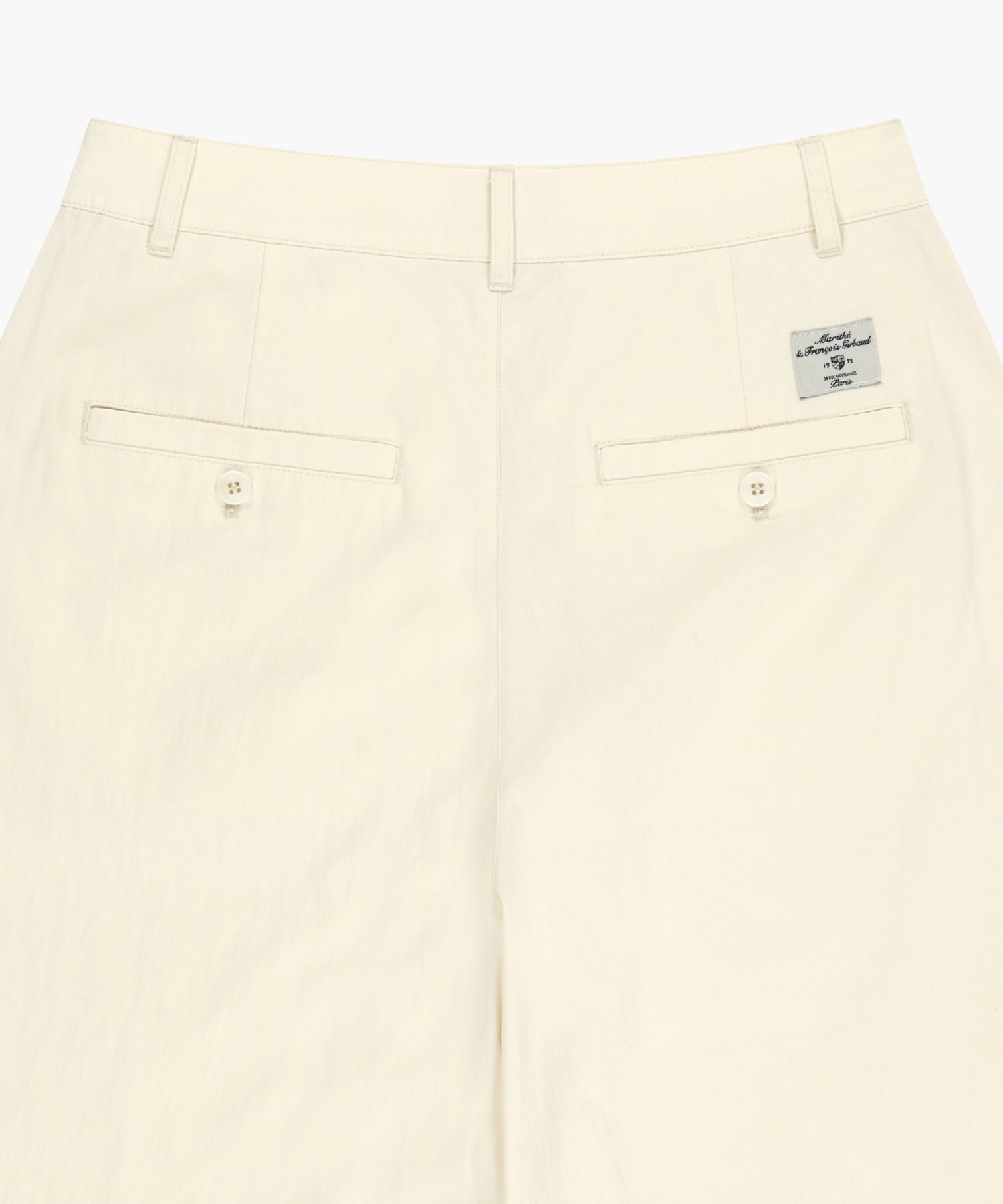 Marithe & Francois Girbaud - Bermuda Half Pants (Ivory) product image 9 | TRAB K-Fashion Australia