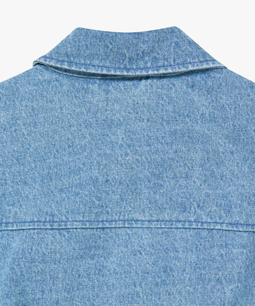 Marithe & Francois Girbaud - Denim Harrington Jacket (Blue) product image 9 | TRAB K-Fashion Australia