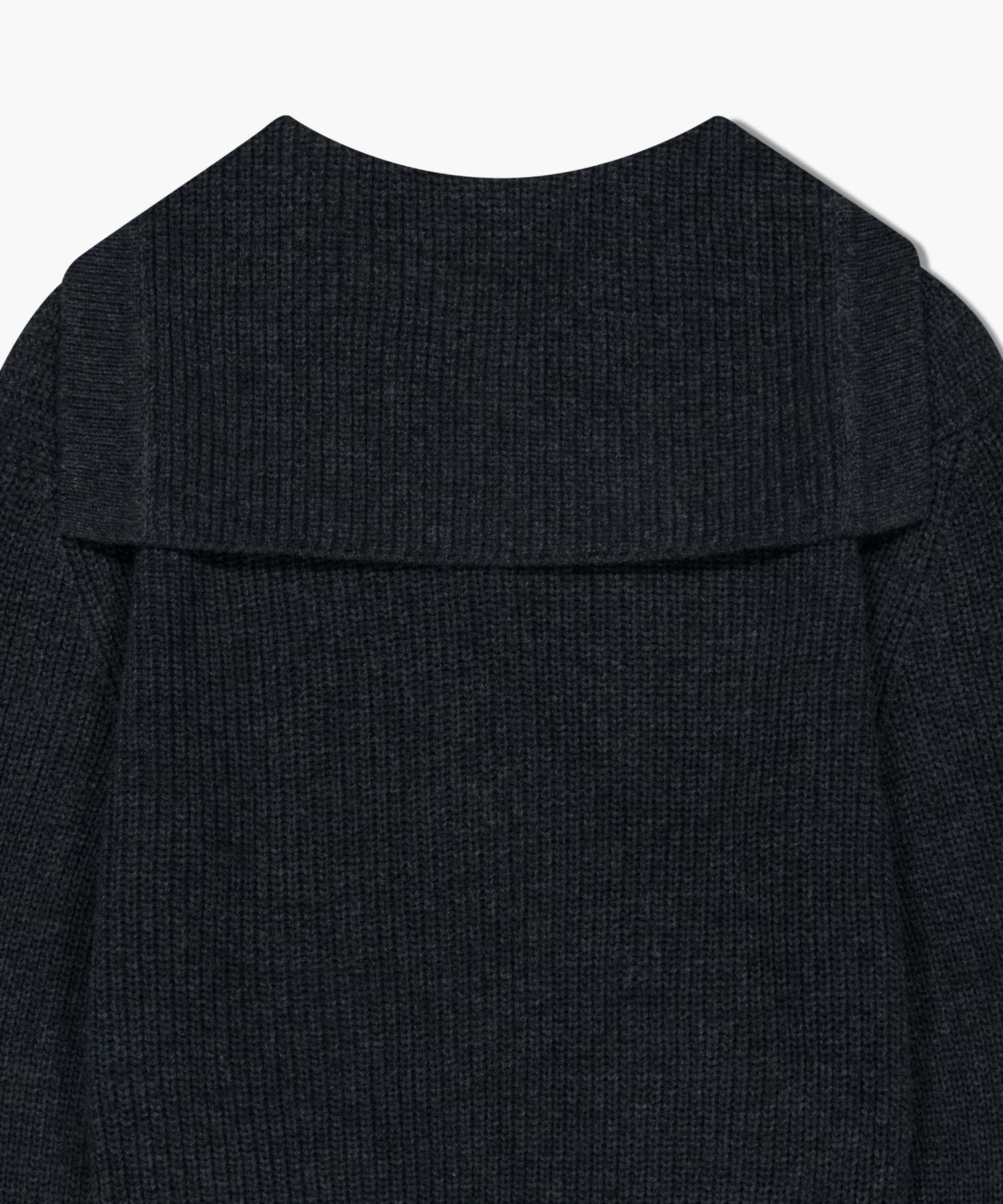 Marithe & Francois Girbaud - Sailor Rib Knit Cardigan (Dark Heather Gray) product image 9 | TRAB K-Fashion Australia