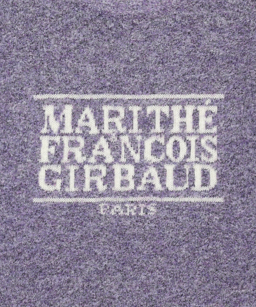 Marithe & Francois Girbaud - Boucle Classic Logo Knit Pullover (Light Purple) product image 9 | TRAB K-Fashion Australia