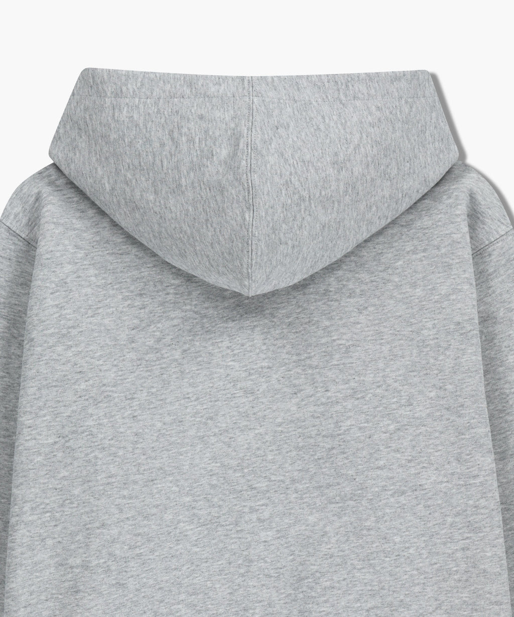 Marithe & Francois Girbaud - Crown Crest Symbol Hoodie (brushed) (Heather Gray) product image 9 | TRAB K-Fashion Australia