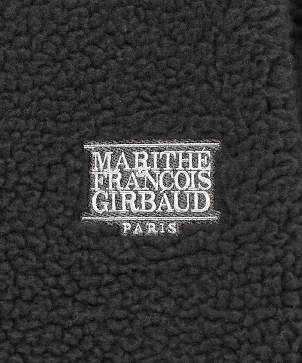 Marithe & Francois Girbaud - Fleece Varsity Jacket (Charcoal) product image 9 | TRAB K-Fashion Australia