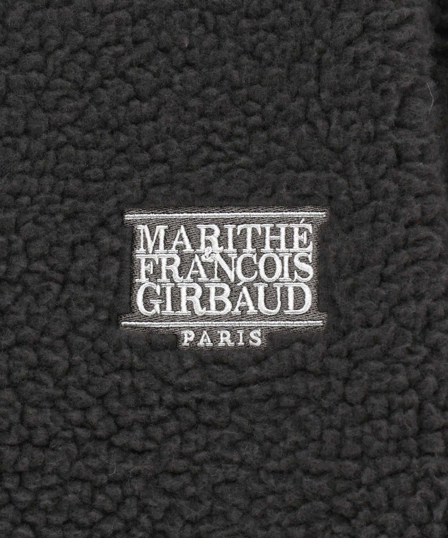 Marithe & Francois Girbaud - Fleece Varsity Jacket (Charcoal) product image 9 | TRAB K-Fashion Australia