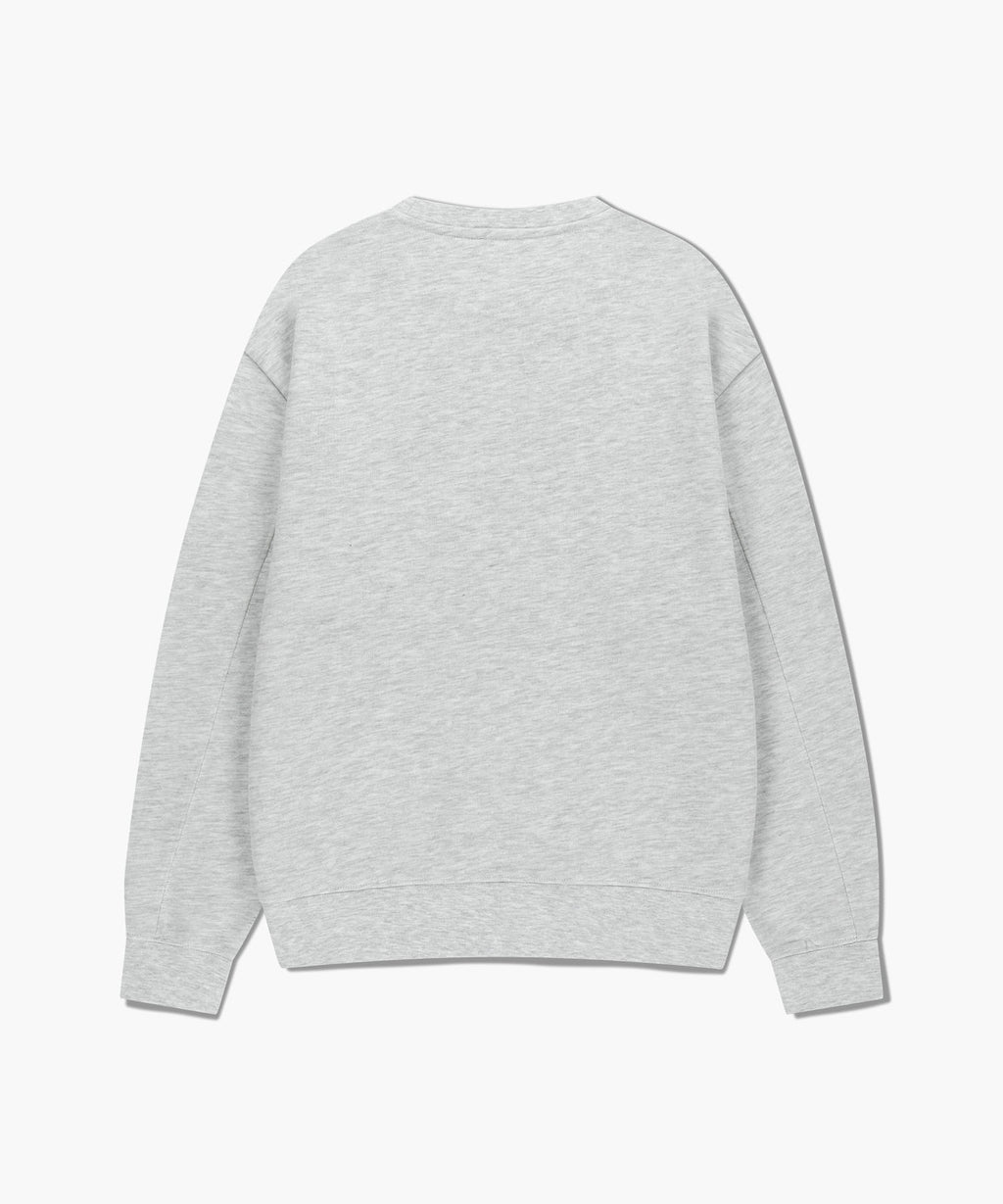 Marithe & Francois Girbaud - Regular Logo Sweat Set-up (Light Heather Gray) product image 9 | TRAB K-Fashion Australia