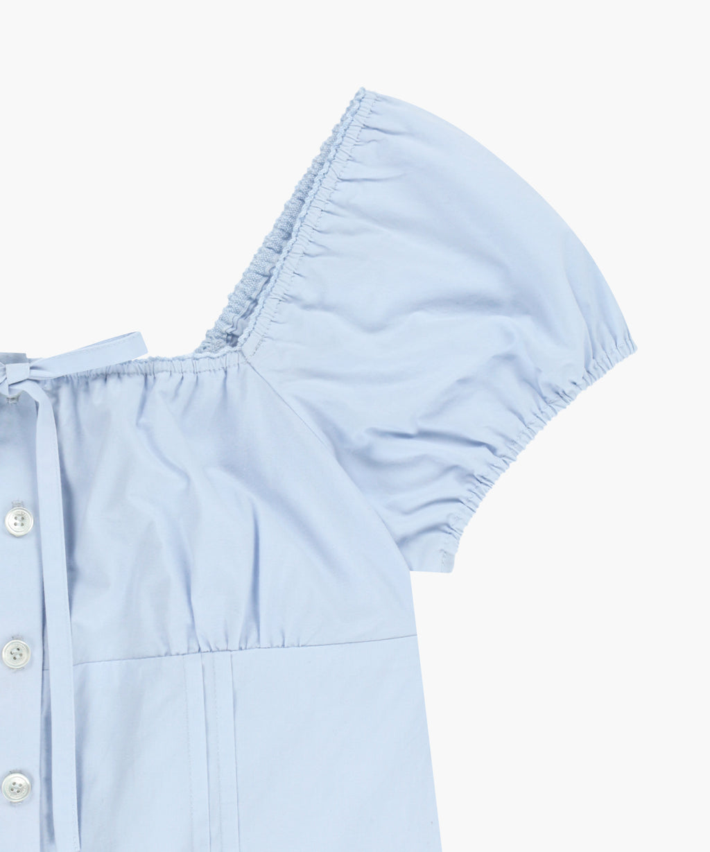 Marithe & Francois Girbaud - Cap Sleeve Ribbon Blouse (Sky Blue) product image 10 | TRAB K-Fashion Australia