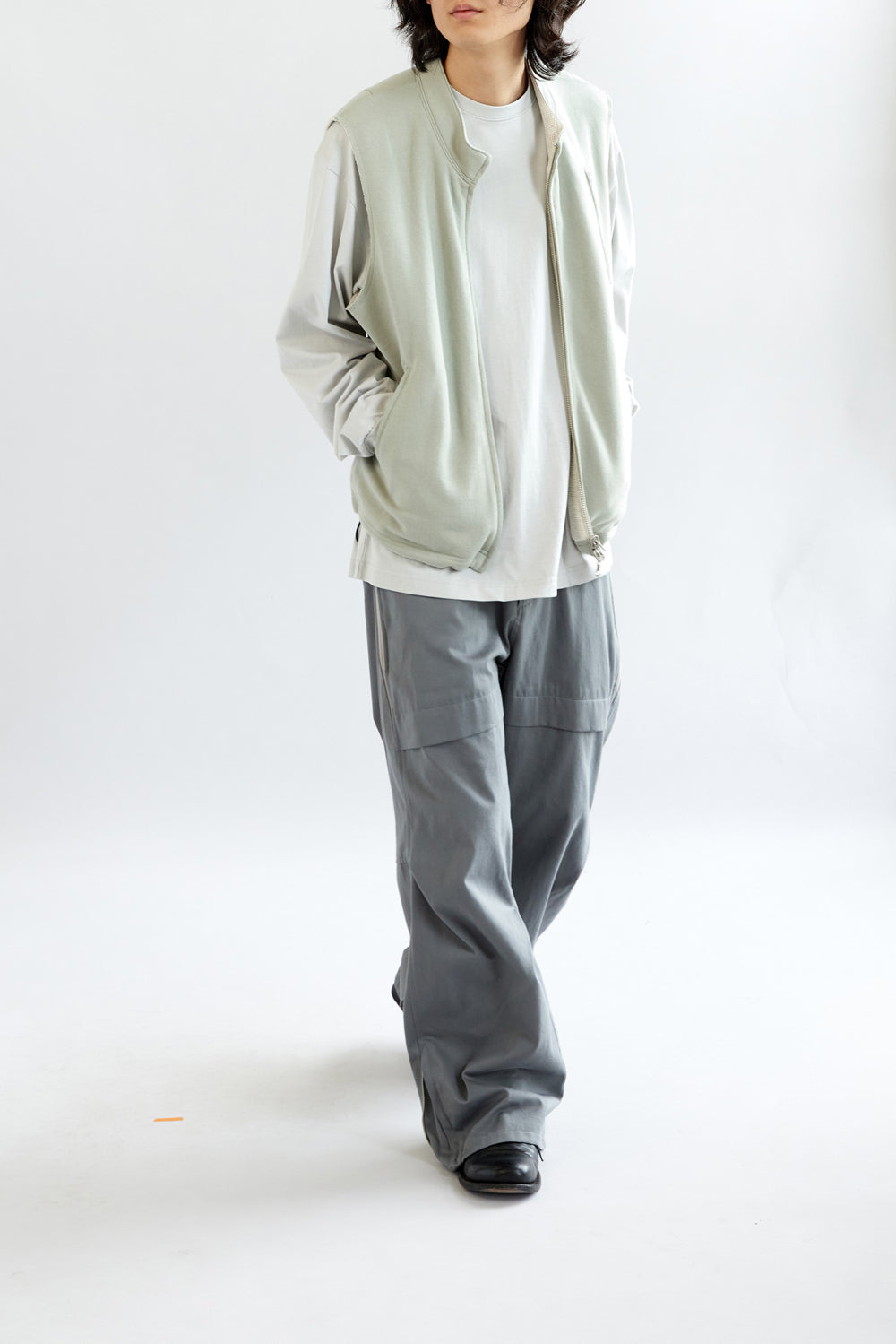 Hatchingroom - Reversible Jersey Vest Olive (Grey) product image 13 | TRAB K-Fashion Australia