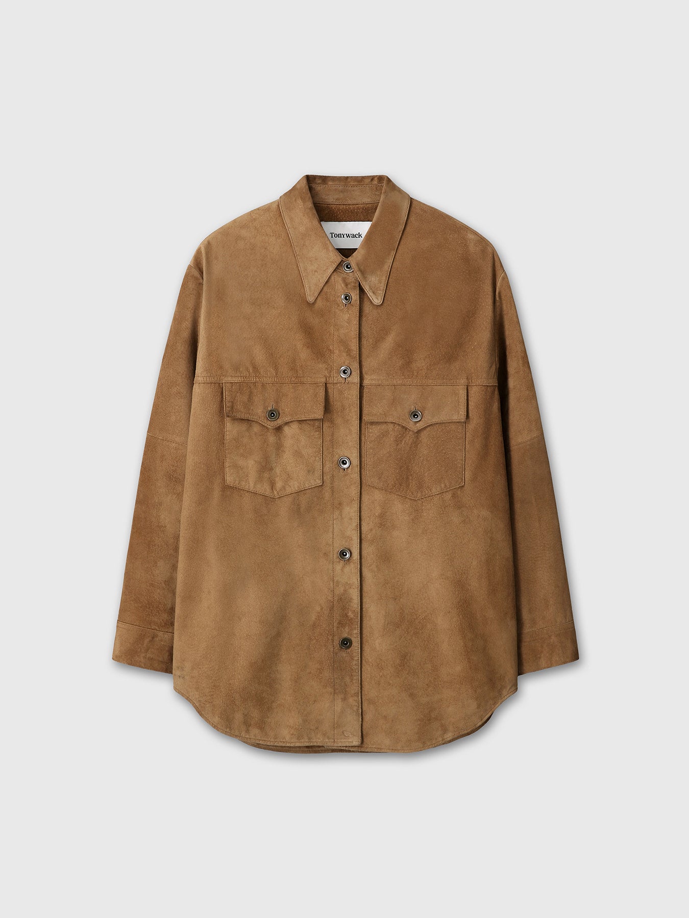 Tonywack - Western Suede Overshirt (Tobacco) product image 8 | TRAB K-Fashion Australia