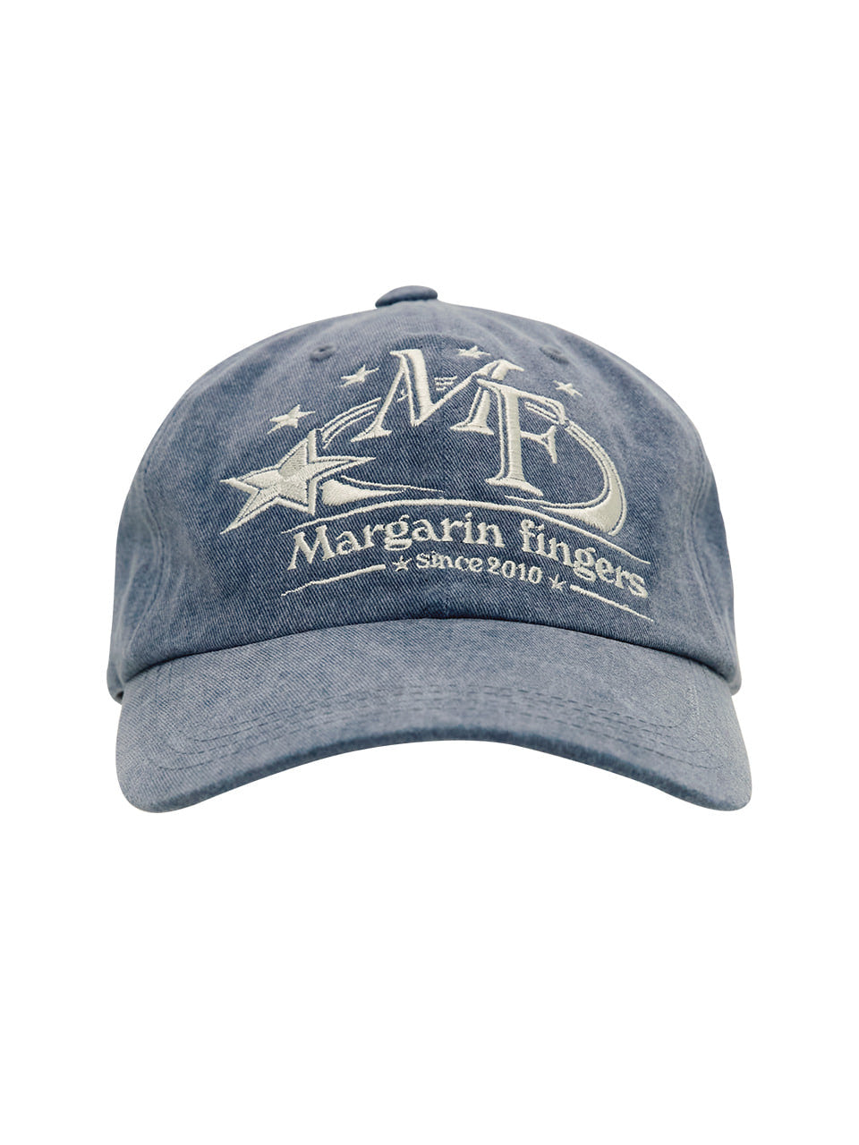 Margarin Fingers - Starry Logo Camp Cap (Blue) product image 2 | TRAB K-Fashion Australia