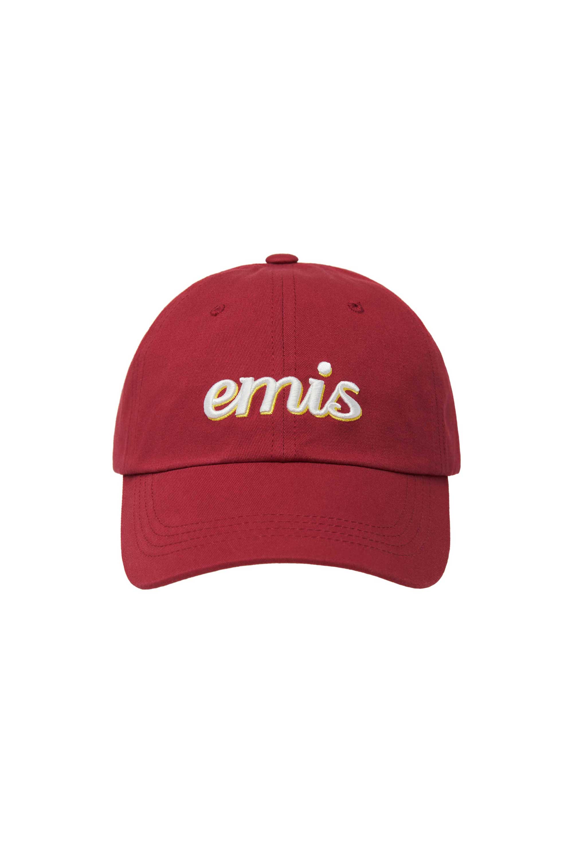 Emis - Layered Logo Ball Cap (Red) product image 1 | TRAB K-Fashion Australia