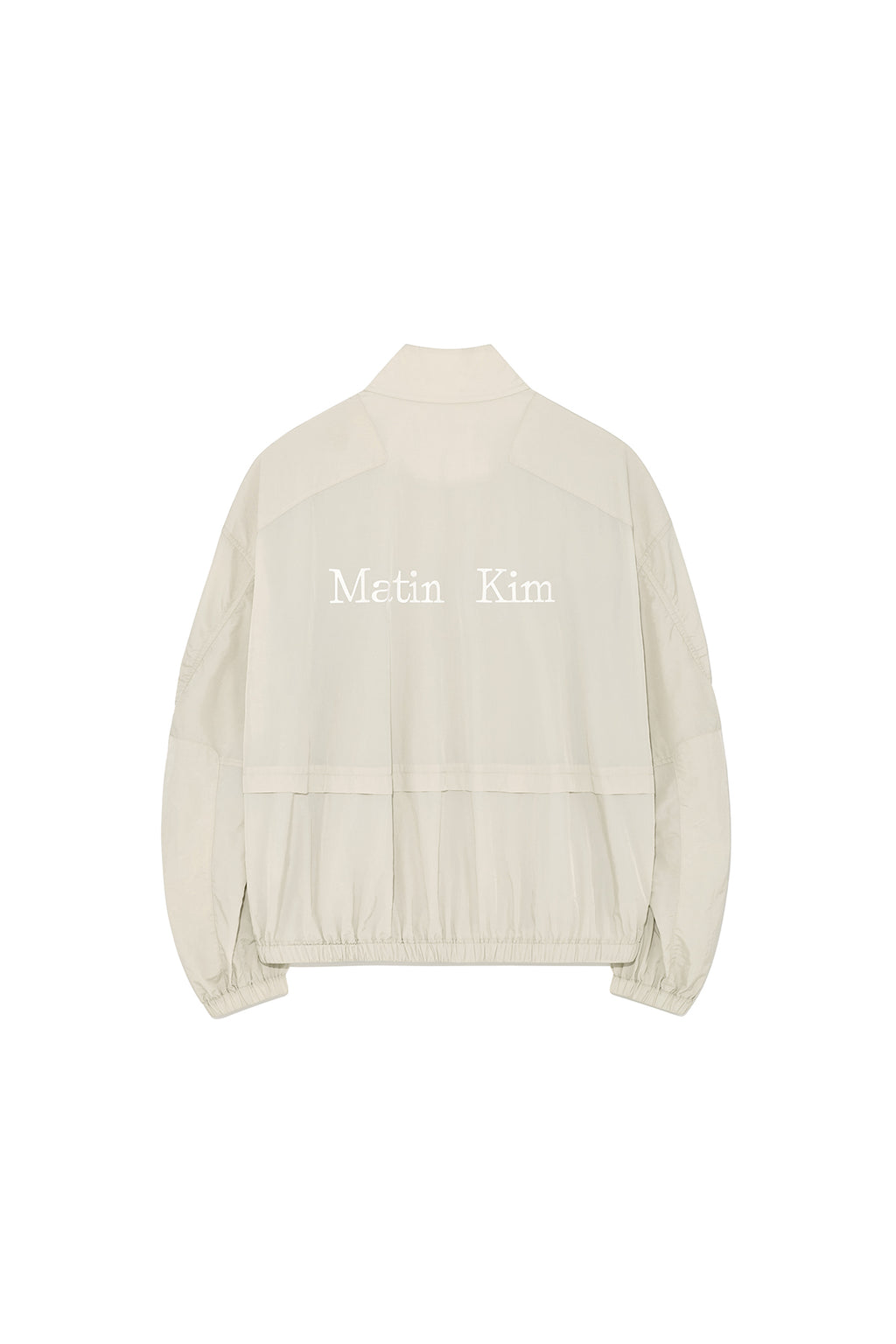 Matin Kim - Oversize Nylon Light Jumper (Light Beige) product image 2 | TRAB K-Fashion Australia