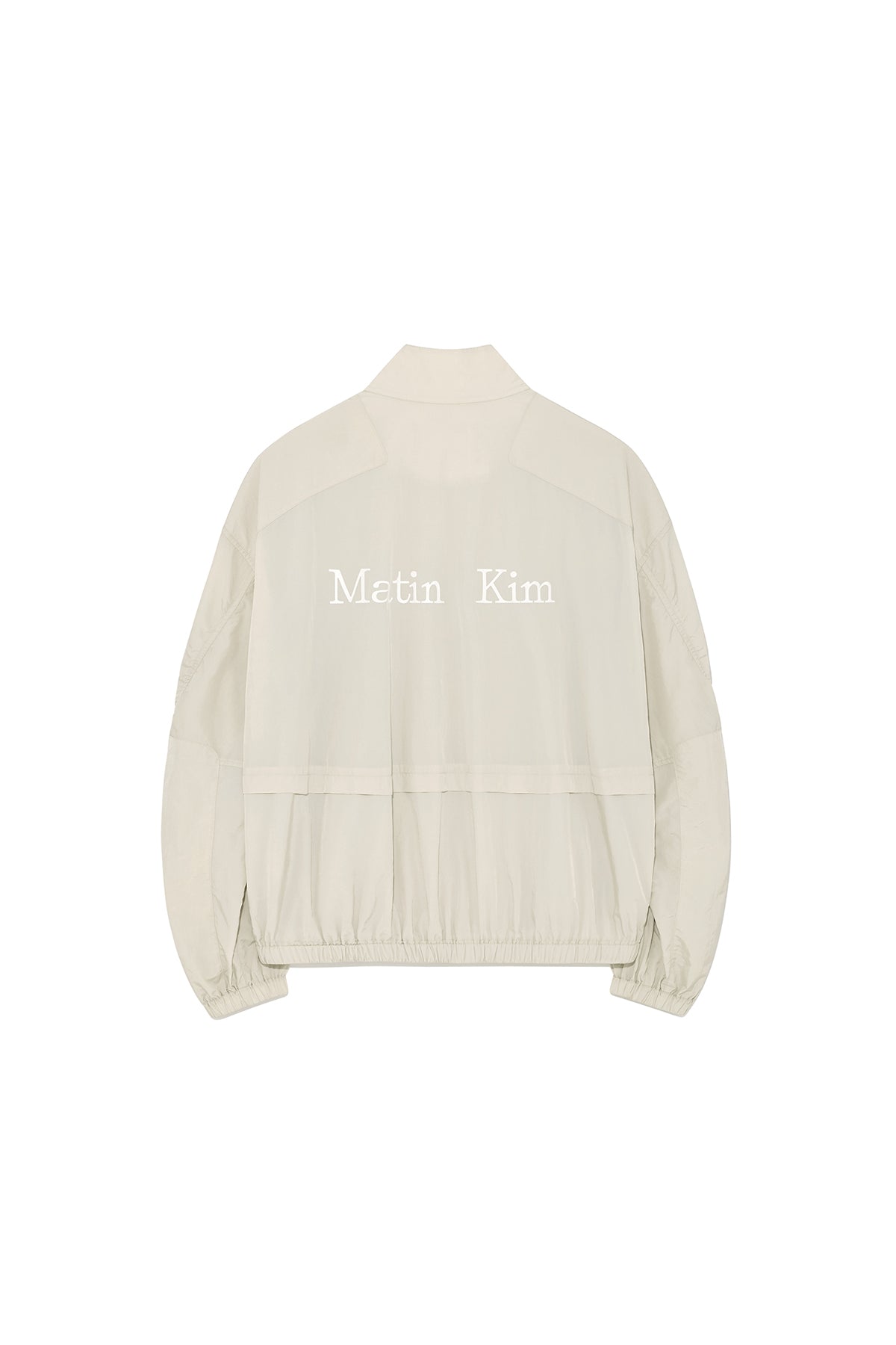 Matin Kim - Oversize Nylon Light Jumper (Light Beige) product image 2 | TRAB K-Fashion Australia
