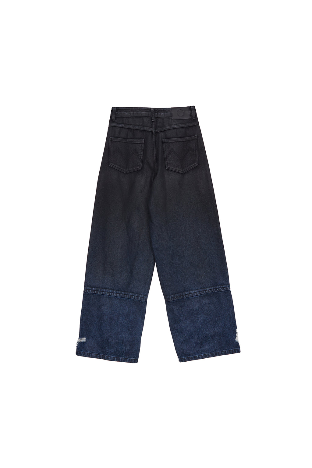 Matin Kim - Gradation Brush Denim Pants (Blue) product image 2 | TRAB K-Fashion Australia