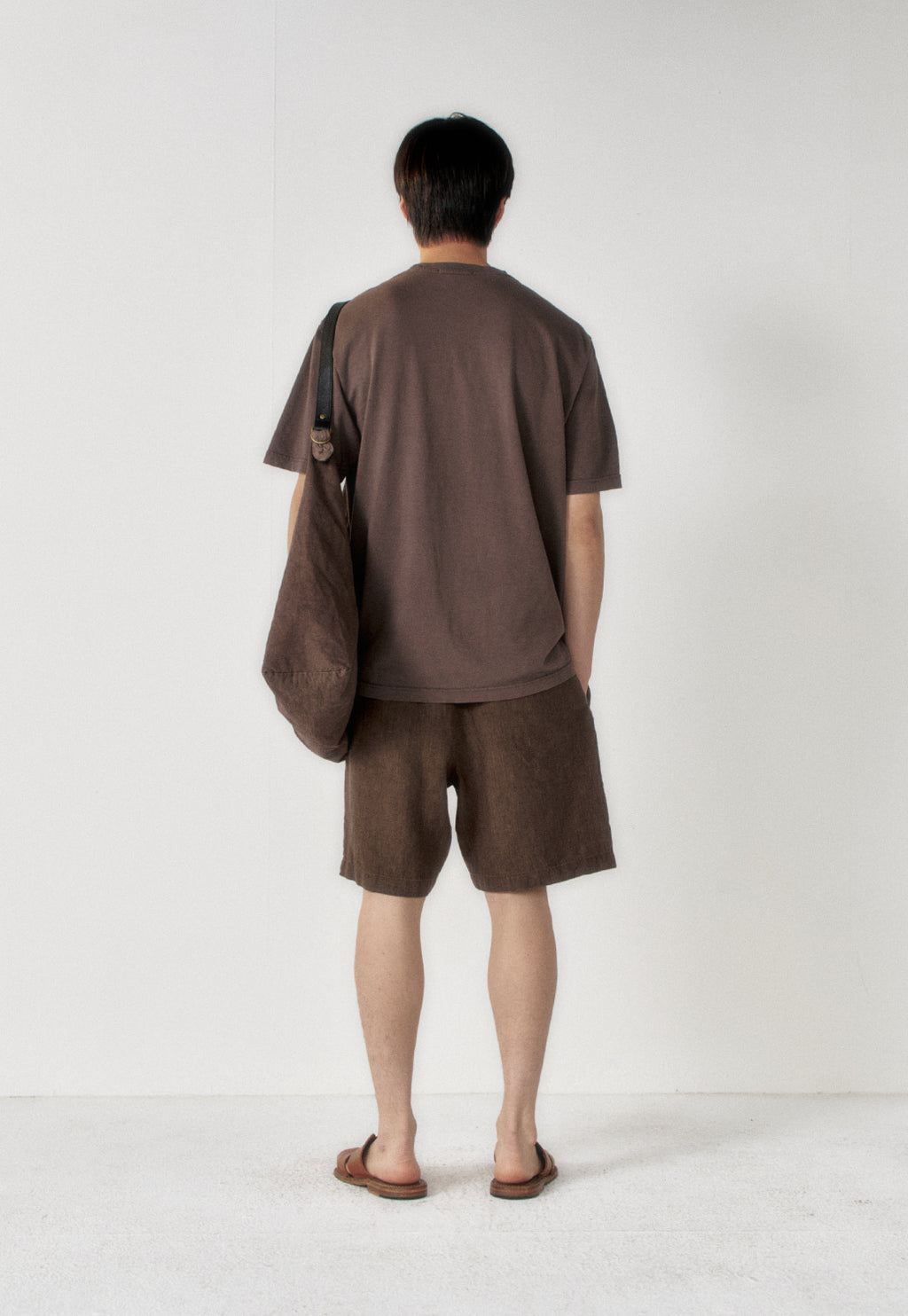 Art if acts - Garment Dyed Slub Pocket T-Shirt (Brown) product image 4 | TRAB K-Fashion Australia