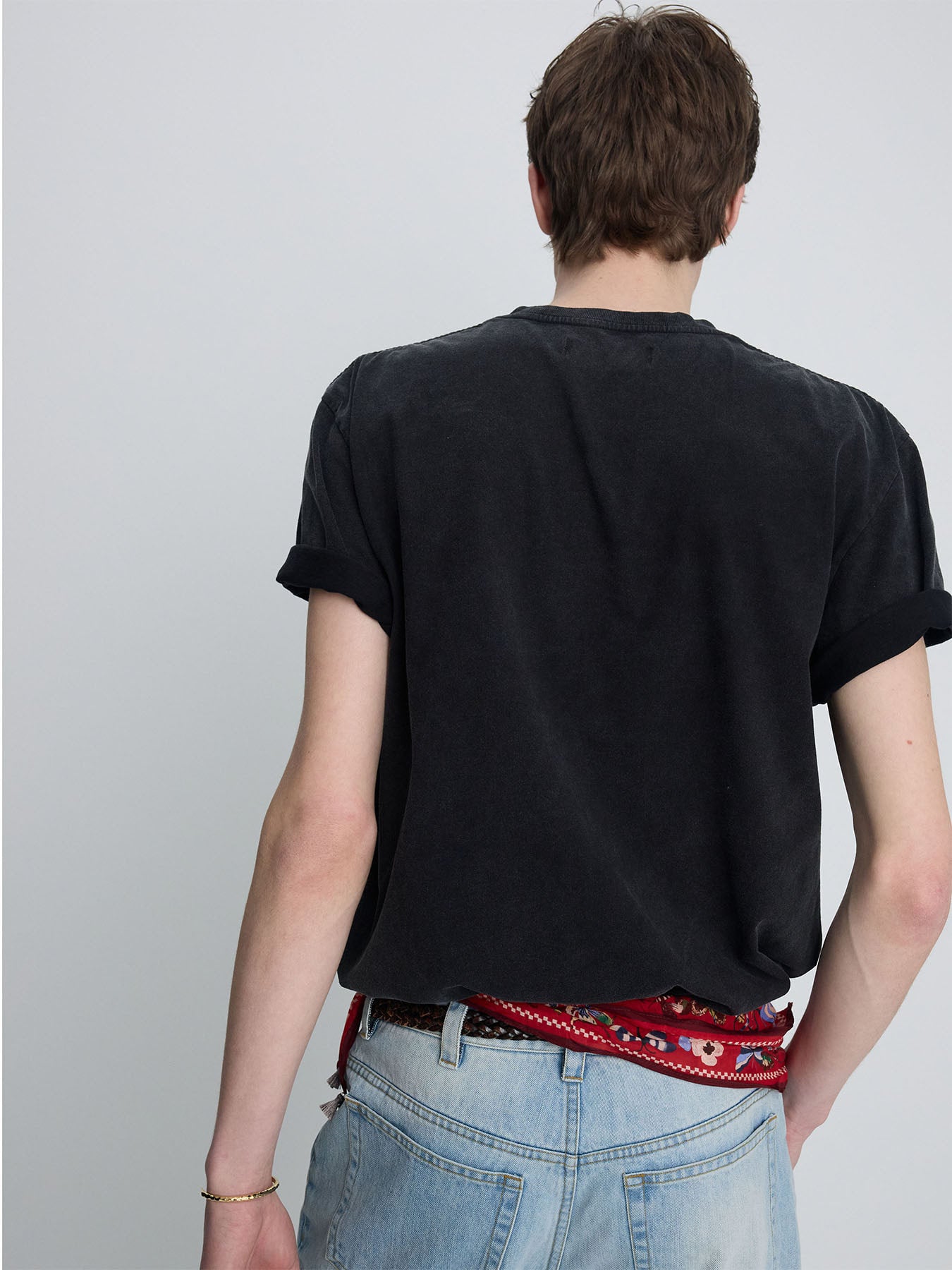 Tonywack - Garment-Dyed Rsvp T-Shirt (Faded Carbon) product image 6 | TRAB K-Fashion Australia